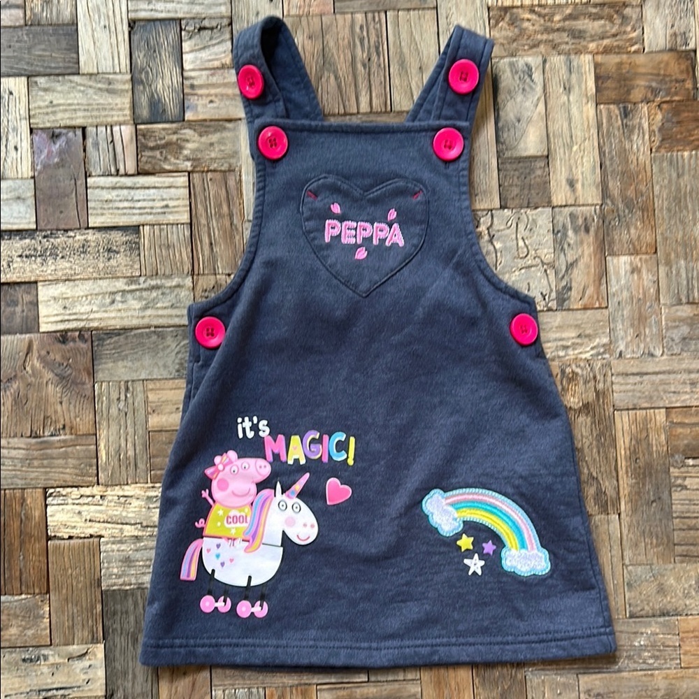 Peppa Pig Toddler Dress Jumper Size 2T
